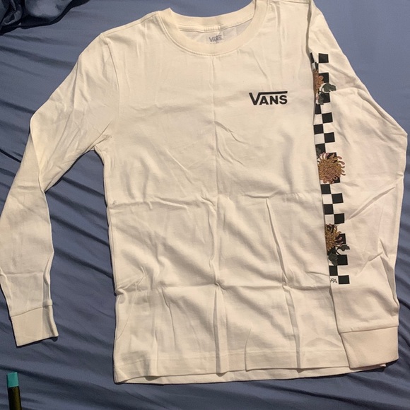 Vans Floral White Longsleeve - Picture 1 of 3